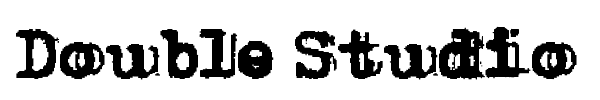 Double Studio font preview